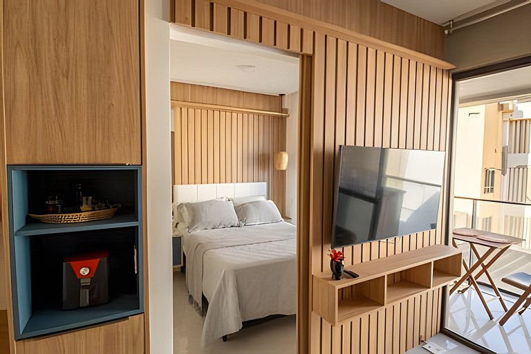 House Barra. 505 · Quarto e Sala Vista Mar na Barra