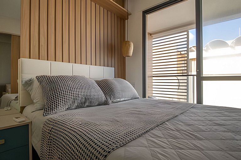 House Barra. 505 · Quarto e Sala Vista Mar na Barra