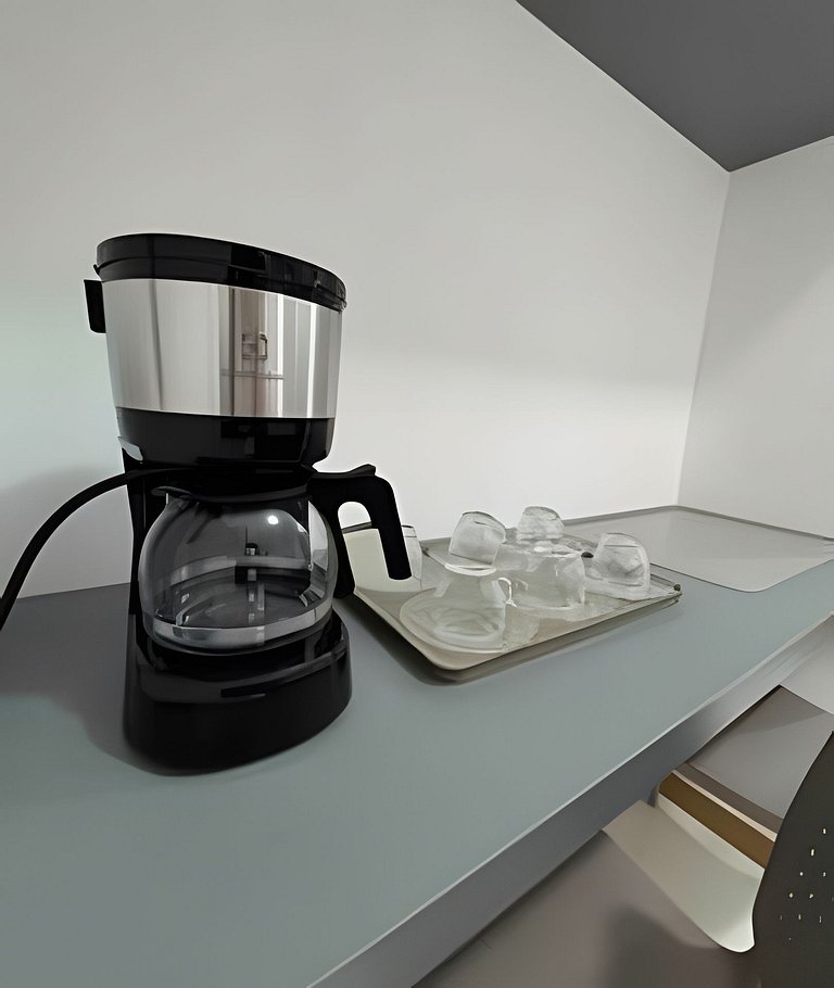 Apt equipado com estacionamento