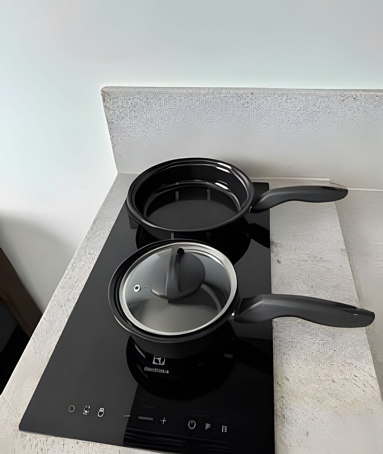 Apt equipado com estacionamento