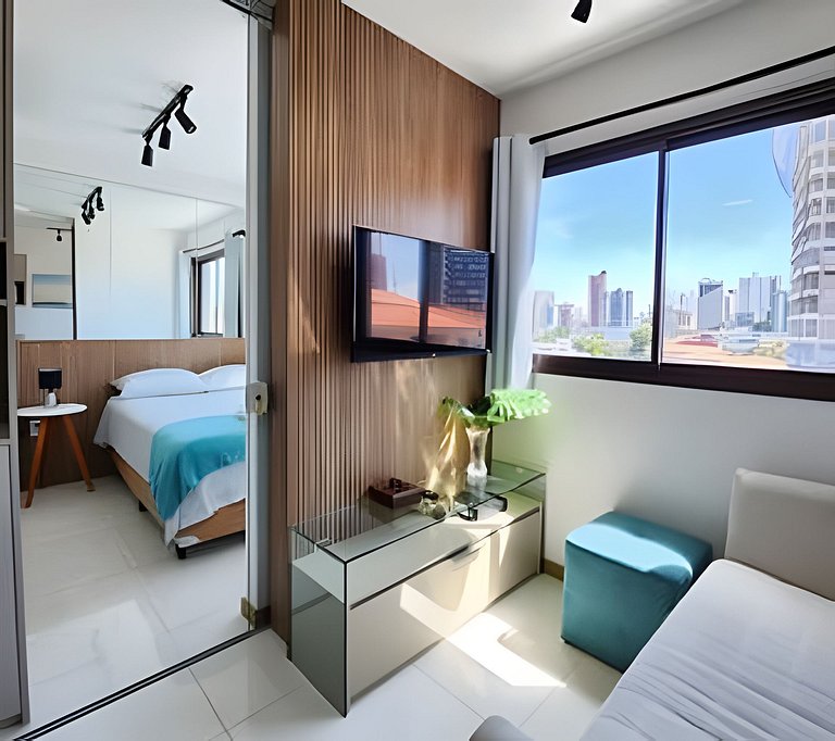 Apt quarto e sala - melhor localização de Salvador