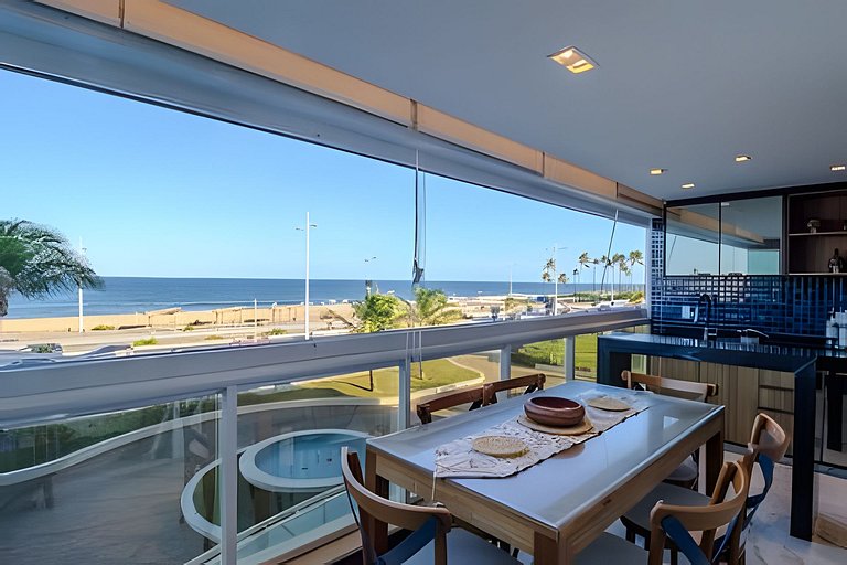 Encantador apt - Refúgio com Vista mar.