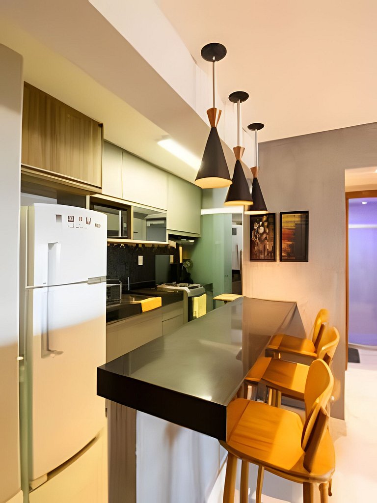 Encantador apt - Refúgio com Vista mar.