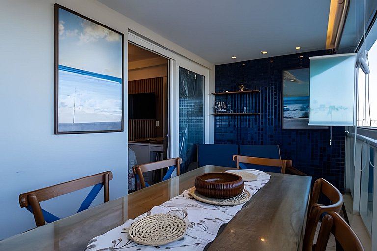 Encantador apt - Refúgio com Vista mar.