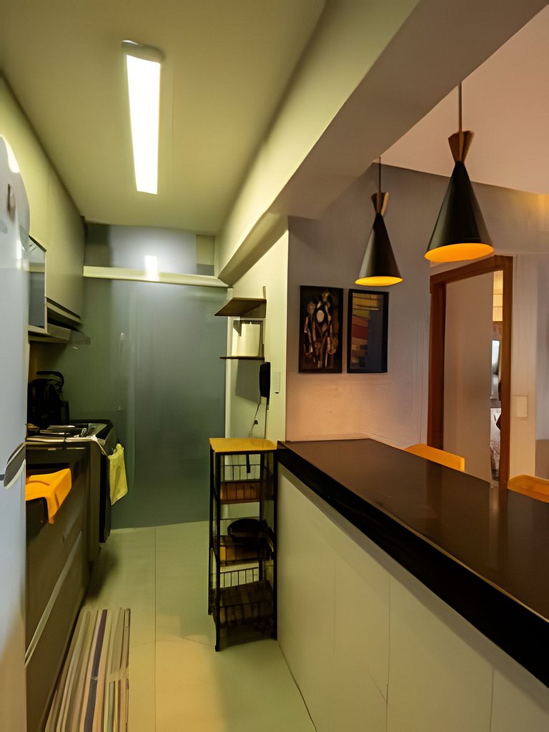 Encantador apt - Refúgio com Vista mar.