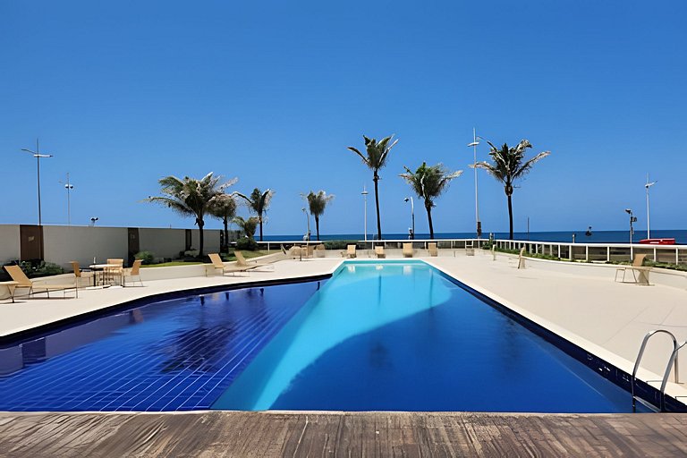 Encantador apt - Refúgio com Vista mar.