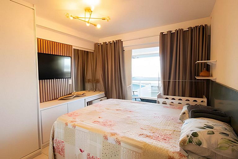 Encantador apt - Refúgio com Vista mar.