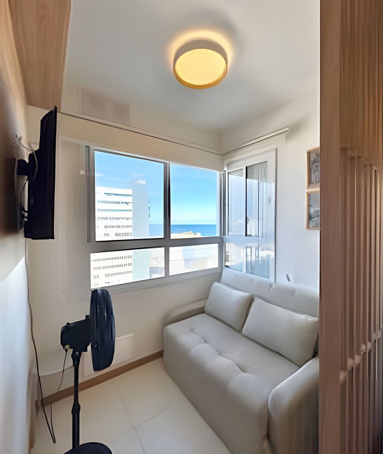 Vista Mar Apt na Orla em SSA