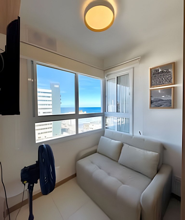 Vista Mar Apt na Orla em SSA