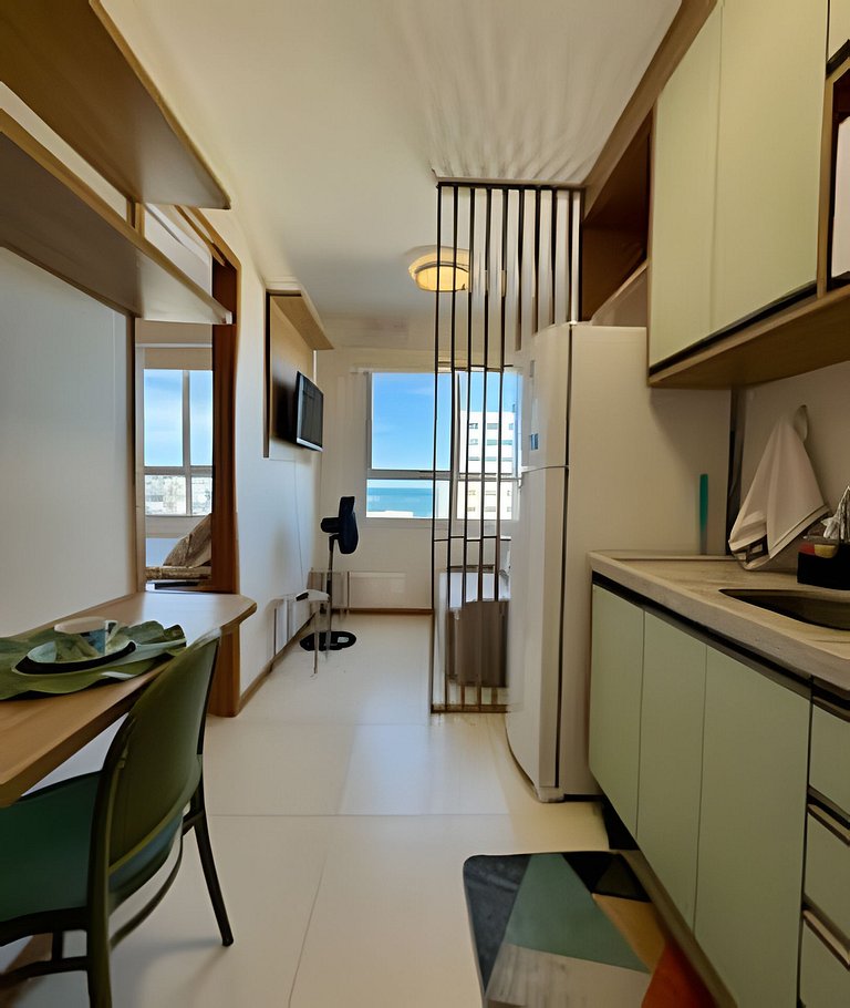 Vista Mar Apt na Orla em SSA