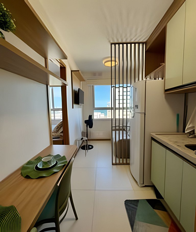 Vista Mar Apt na Orla em SSA