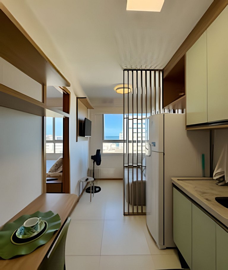 Vista Mar Apt na Orla em SSA