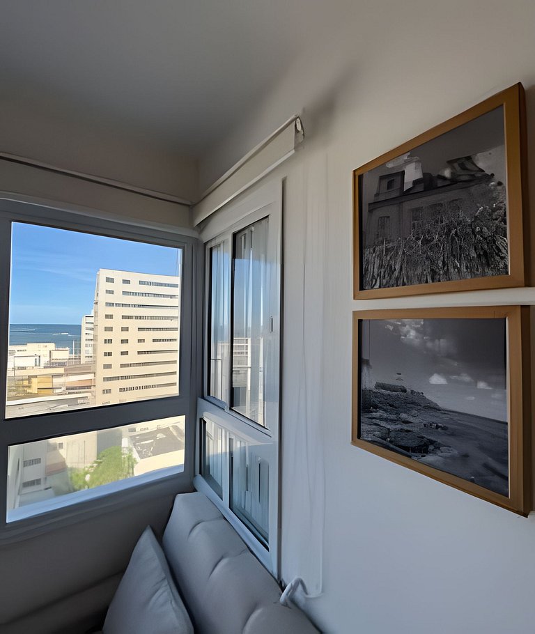 Vista Mar Apt na Orla em SSA