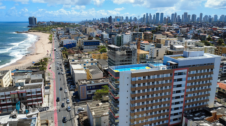 Vista Mar Apt na Orla em SSA