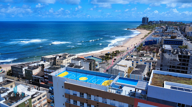 Vista Mar Apt na Orla em SSA