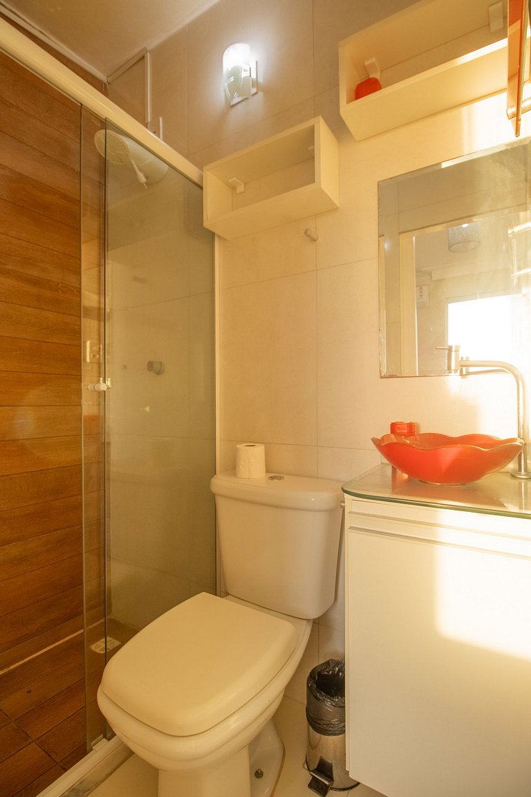 Sol e Mar - Apt no Rio Vermelho